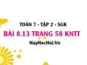 Bài 8.13 trang 58 Toán 7 Tập 2 Kết nối tri thức: So sánh khả...